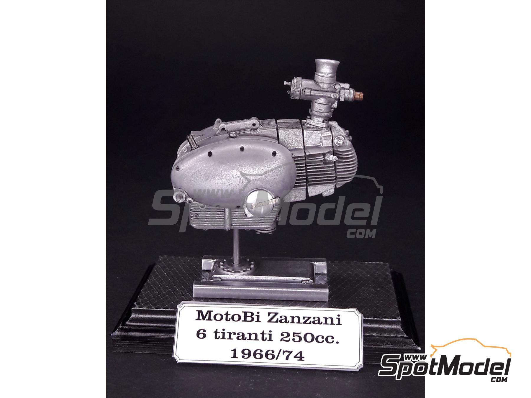 Brach Model BM-EN07: Engine 1/12 scale - MotoBi Zanzani 6